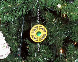 Shinnok's Amulet Christmas Ornament by fuzzdork