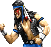 Ultimate Mortal Kombat 3 - Nightwolf - Spirit Beam Fatality 